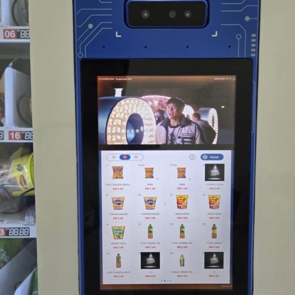 tcn-csc-10 cashless payment with touch screen (60 slots)