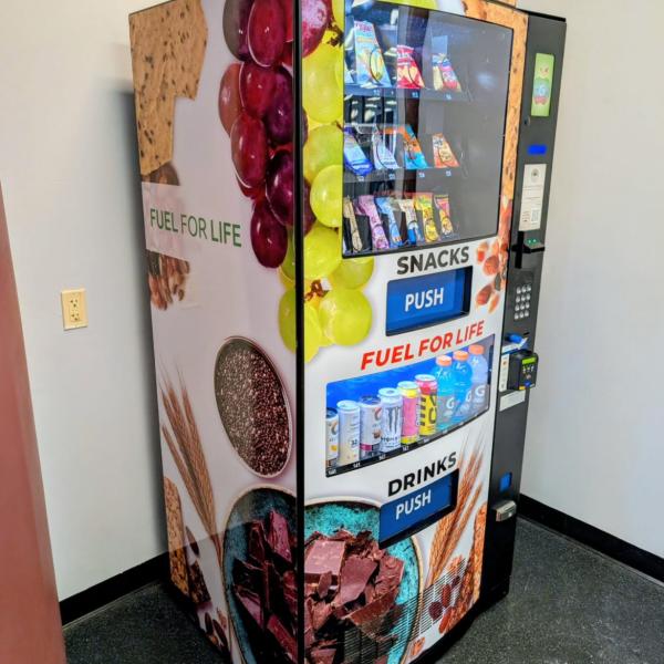 6 Seaga HY2200 Vending Machines - Premium "Fuel" Wrap - Card Ready