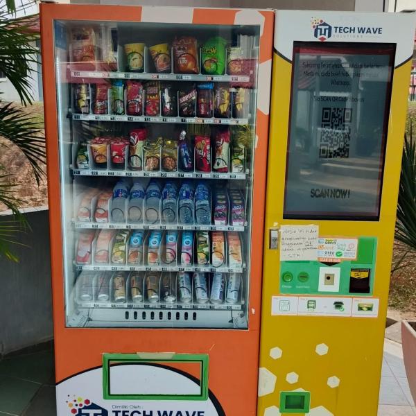 MESIN VENDING MACHINE (VM) UNTUK DILEPASKAN