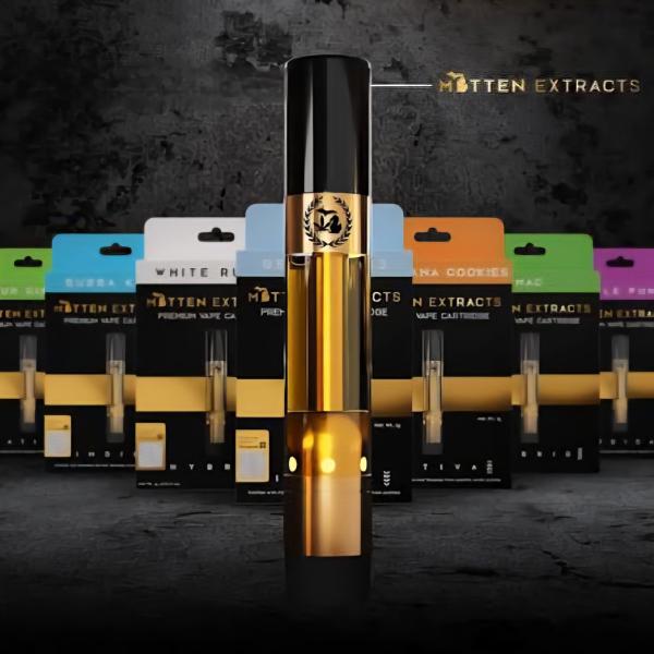 Mitten Extracts and MKX 1 gram cartridges