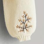 Cream Bee Embroidered Sweater