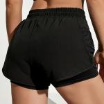 Women's 2-In-1 Yoga Shorts With Quick-Drying Fabric And Mesh Pockets For Casual Fitness, Gym Workouts Suitable For Summer For Women Perfect For Active Lifestyle