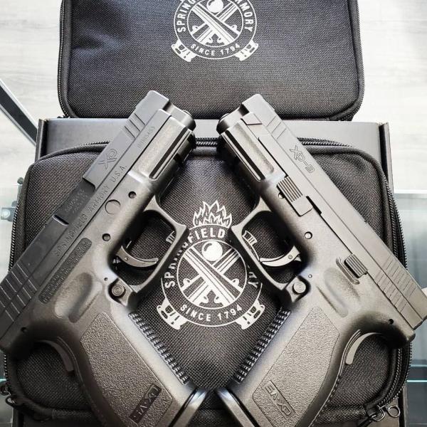 Springfield XD9 and XD40.