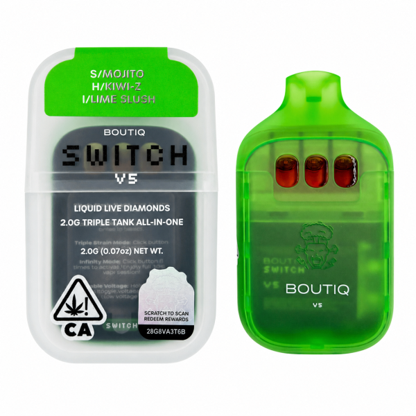 Boutiq Switch V5 2G Dispos - Mojito x Kiwi-Z x Lime Slush