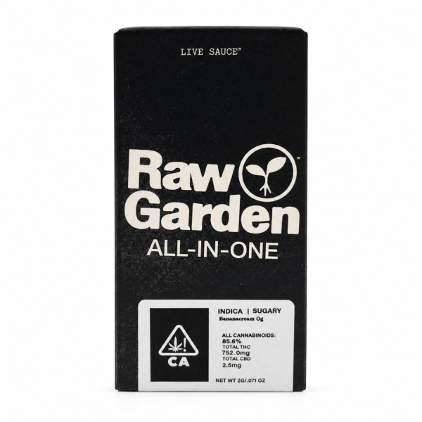 Raw Garden 2G Dispos - Banana Cream OG