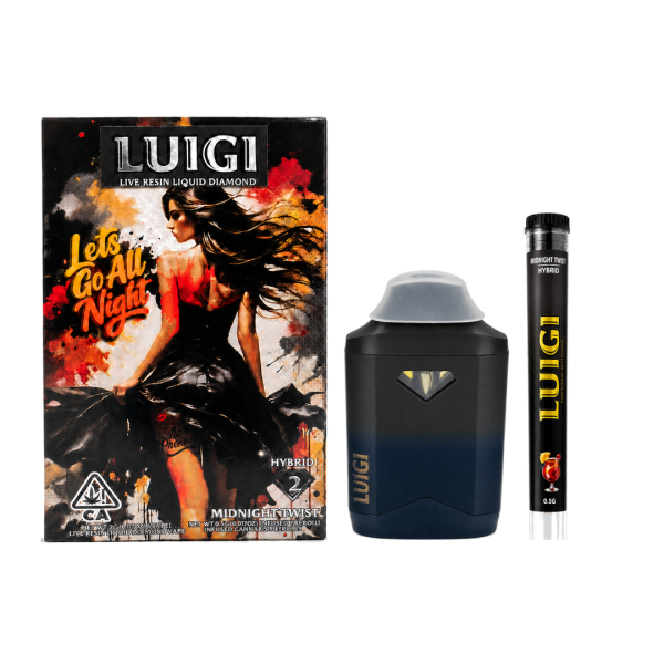 Luigi 2G Dispos + 0.5G Infused Preroll - Midnight Twist