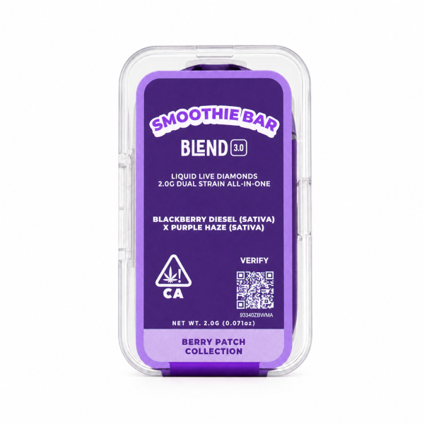 Smoothie Bar 2G Dispos - BlackBerry x Purple Haze