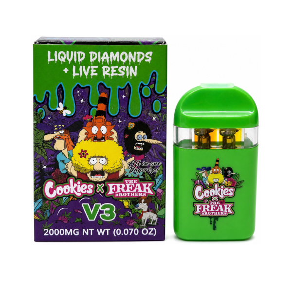 Cookies x The Freak Brothers V3 2G Dispos - Sherbacio (h) x Atomic Apple (s)