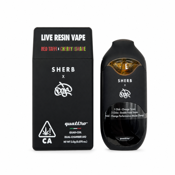 Sherb x Doja Dual-Chamber 2G Dispos - Red Taffy x Cherry Limade