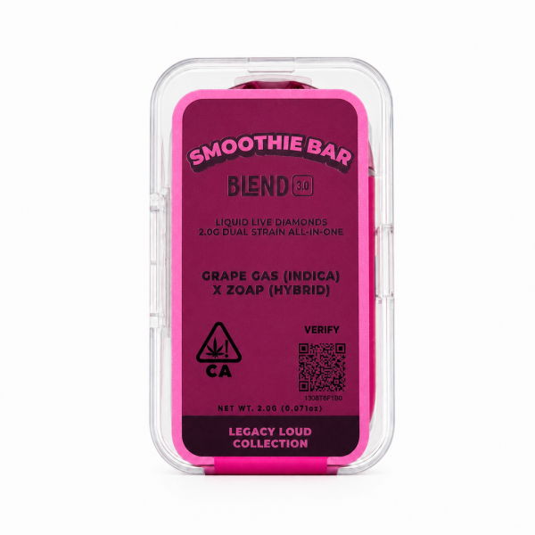 Smoothie Bar 2G Dispos - Grape Gas x Zoap