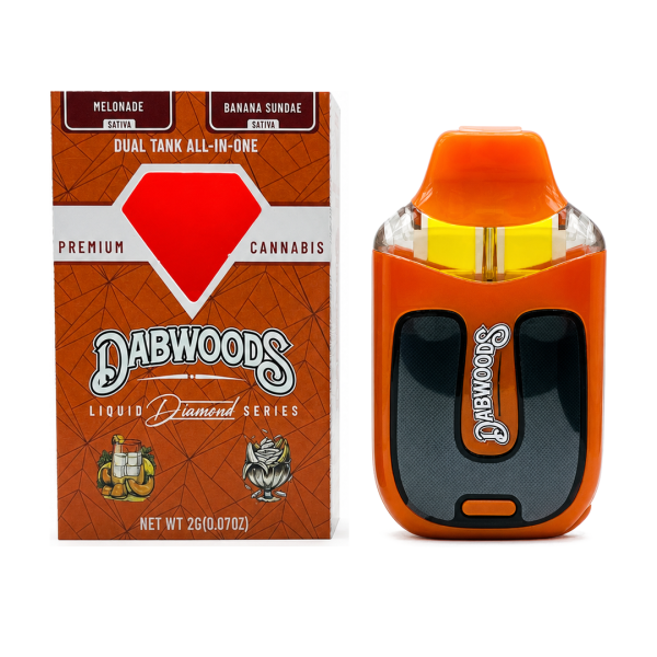 Dabwoods Dual Tank 2G Dispos - Melonade x Banana Sundae