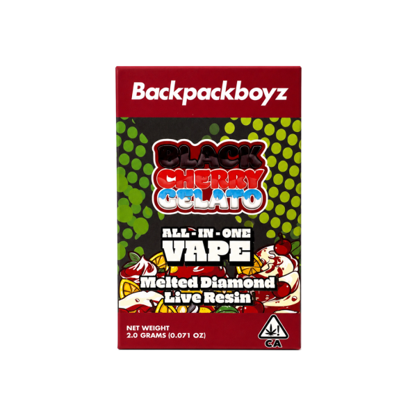 Backpack Boyz 2G Dispos - Black Cherry Gelato