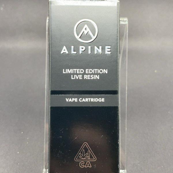 Alpine: 1g Live Resin 510 Cartrige