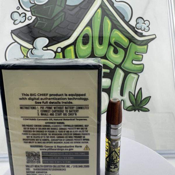 Big Chief: Premium THC 510 Cartridge (1g)