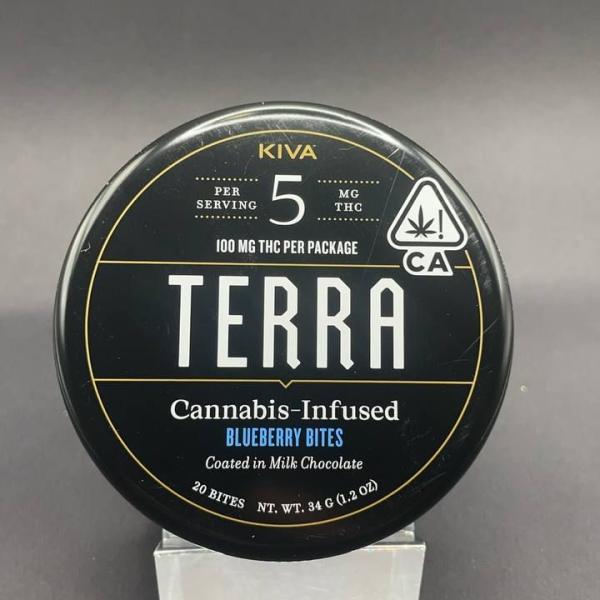 Kiva Terra Infused Blueberry Bites