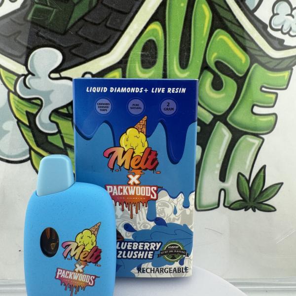 Melt x Packwoods: 2g Liquid Diamond X Live Resin Disposable