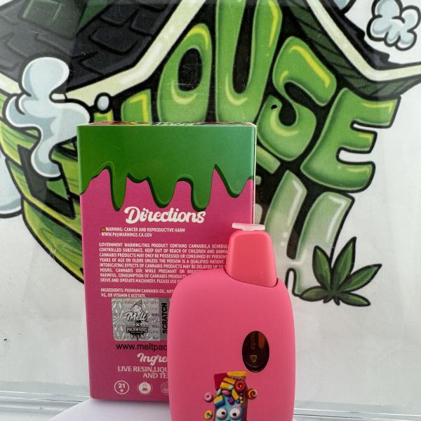 Melt x Packwoods: 2g Liquid Diamond X Live Resin Disposable