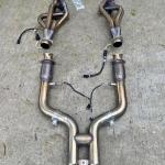 Mustang GT500 kooks headers with H-pipe, catted extension pipes,