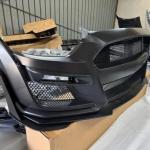 2015-17 Ford Mustang GT500 Conversion Front Bumper Kit\n\nCOMPONENT: Polypropylene n\nSURFACE FINISH