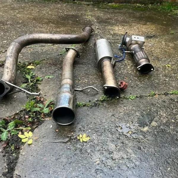 ford fiesta st 180 full 3" cobra venom exhaust with backbox