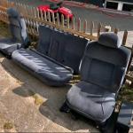 front seats and rear bench