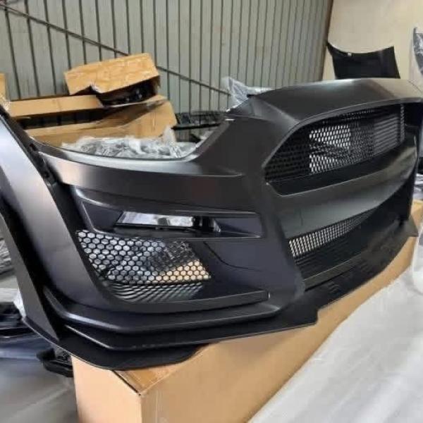 2015-17 Ford Mustang GT500 Conversion Front Bumper Kit\n\nCOMPONENT: Polypropylene n\nSURFACE FINISH