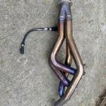 Mustang GT500 kooks headers with H-pipe, catted extension pipes,
