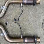 Mustang GT500 kooks headers with H-pipe, catted extension pipes,