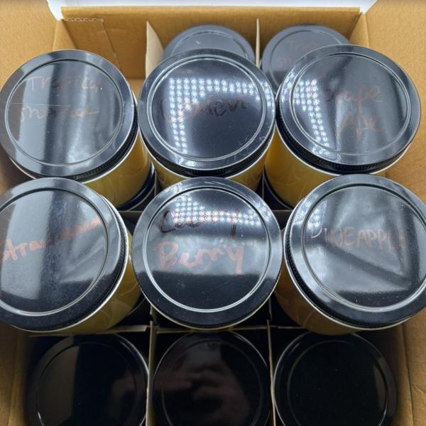 UNLABELED WAX BADDER JARS🍯