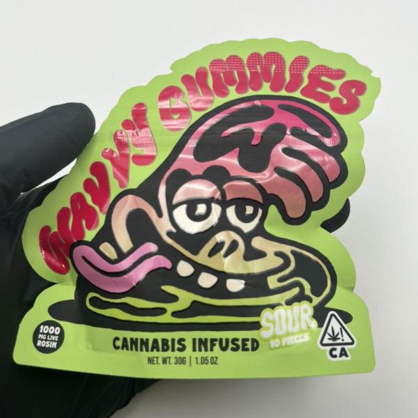 ⭐️ 1,000mg live rosin gummies by Wavvy ⭐️