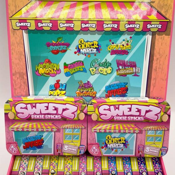 SWEETZ Exotics premium diamonds + live resin pre rolls 🍭